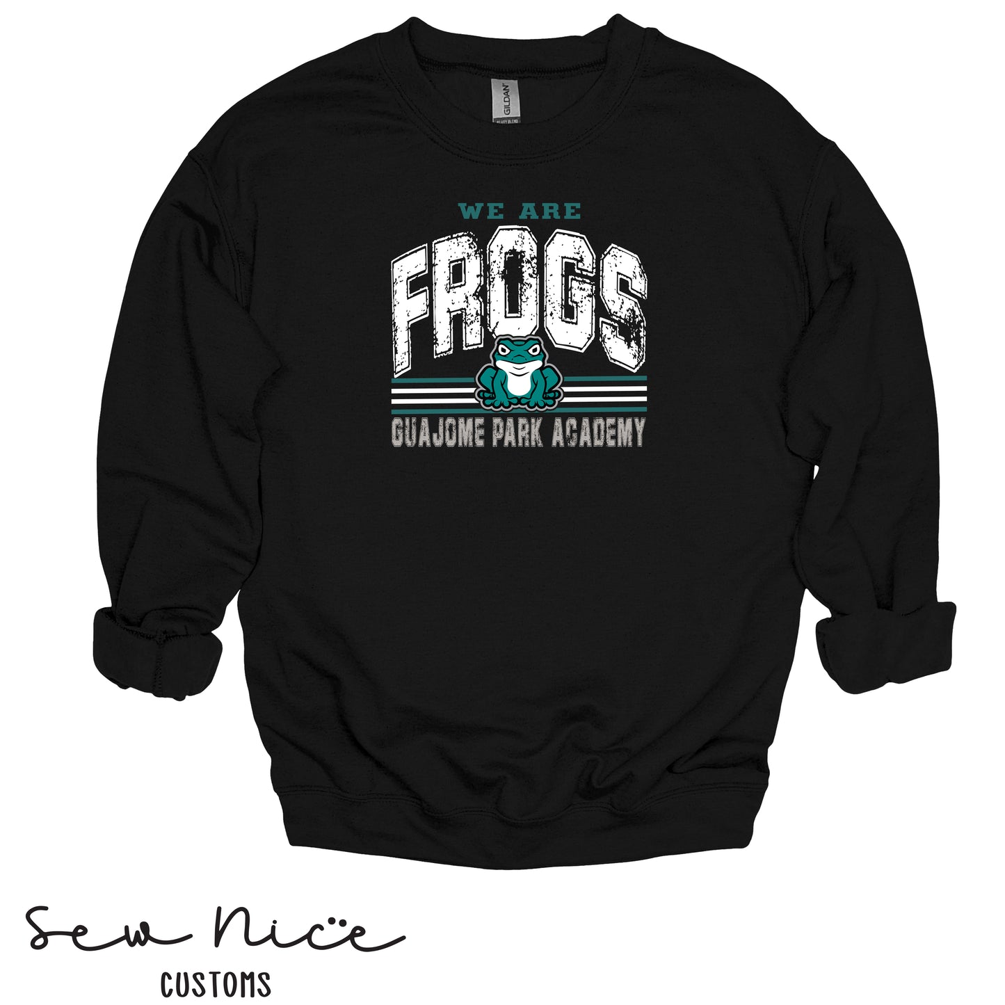 Guajome-Vintage We Are Frogs- Unisex Adult/Youth Crewneck Sweatshirt