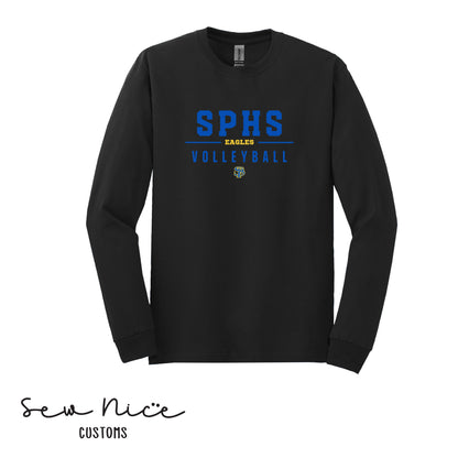 SPHS Eagles Volleyball Adult/Youth Unisex Long Sleeve Shirt