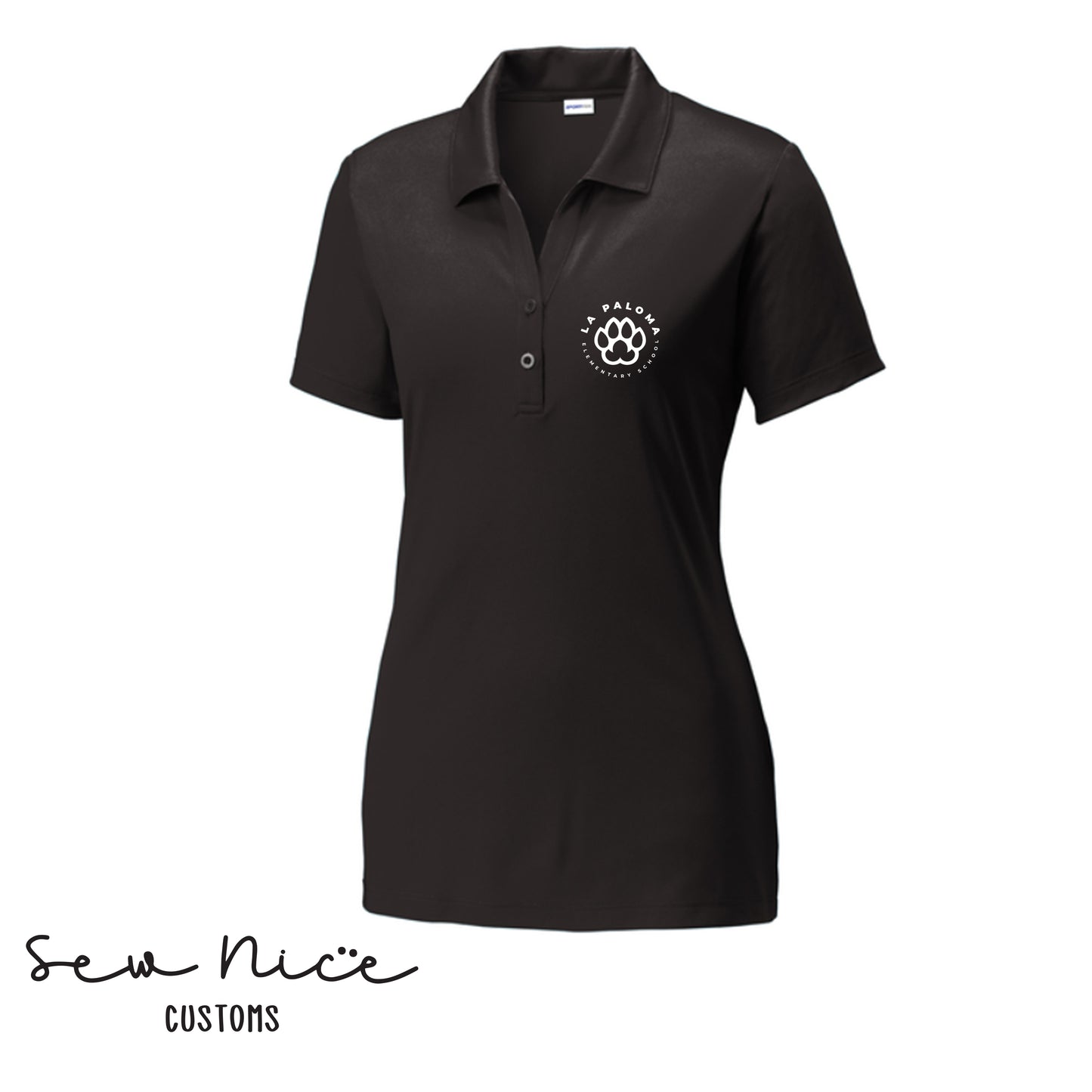 La Paloma Left Chest Logo- Ladies Dri Fit Polo