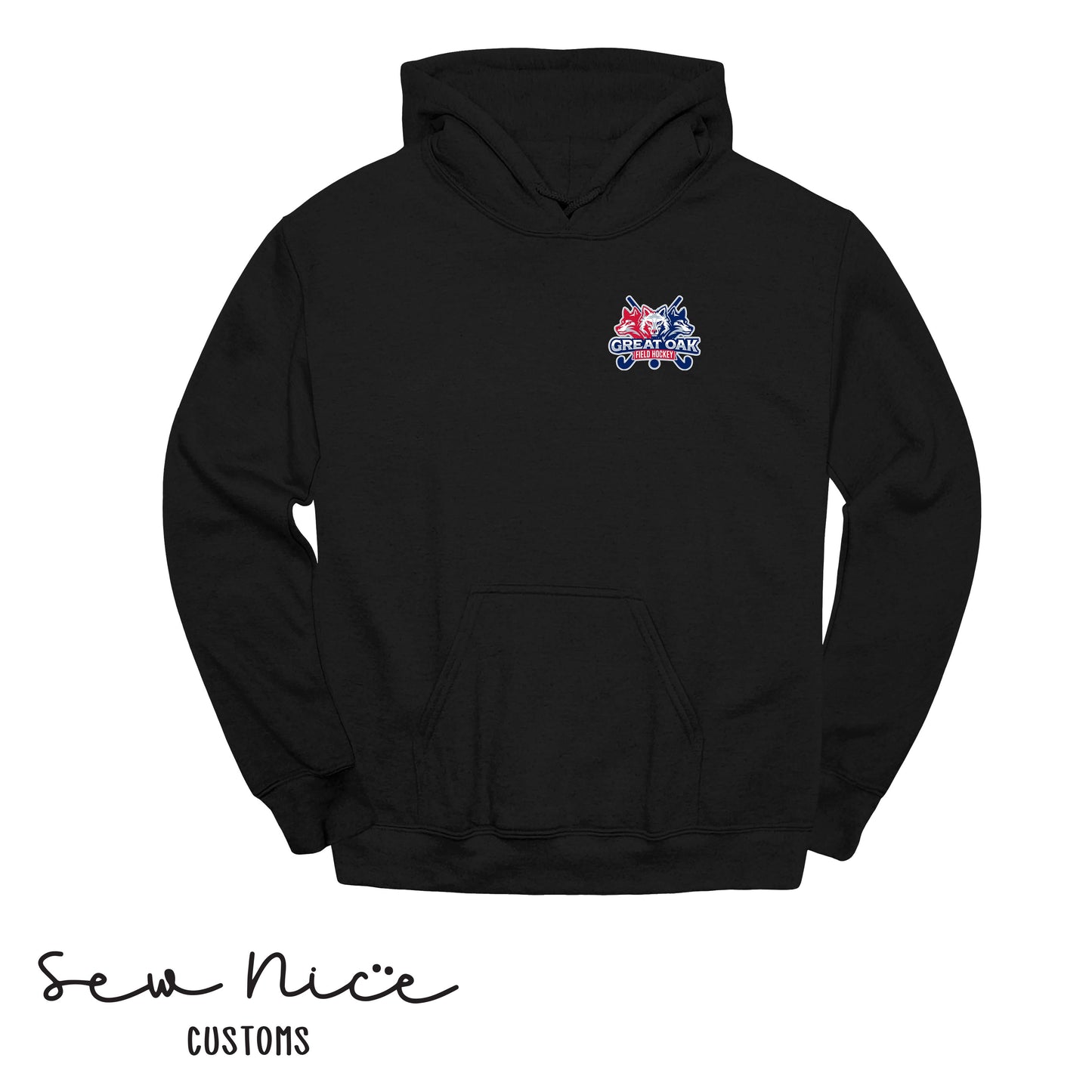 GO Wolfpack Field Hockey Unisex Adult/Youth Hoodie