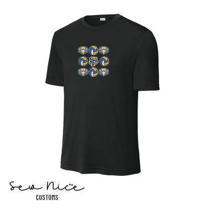 SP Mascot Volleyball Adult/Youth Unisex Dri Fit Shirt