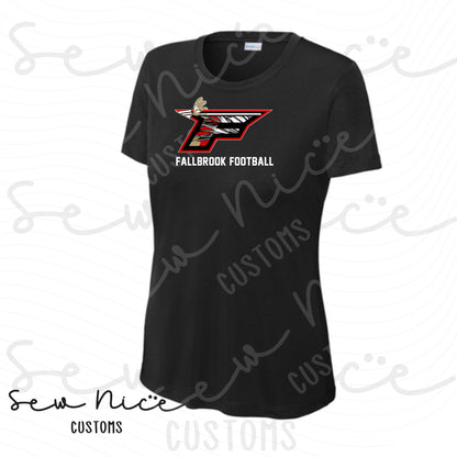 F Football Logo- Ladies Dri Fit Shirt