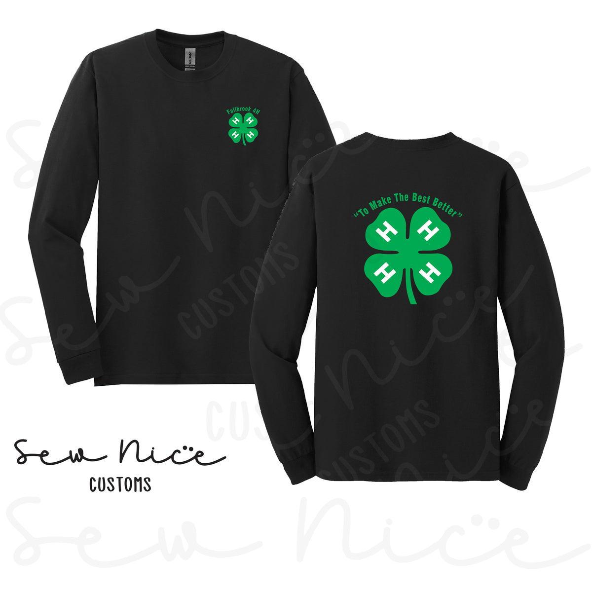 4H- To Make The Best Better- Long Sleeve Shirt