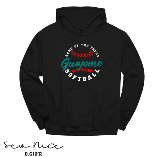 Guajome Circle Softball- Unisex Adult/Youth Hoodie