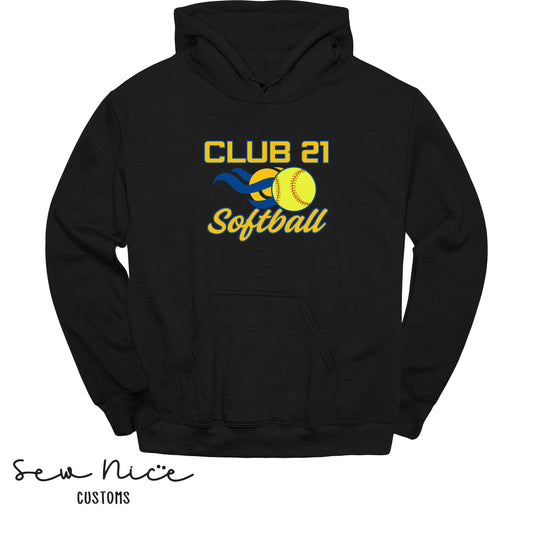 Club 21 Softball- Unisex Adult/Youth Hoodie