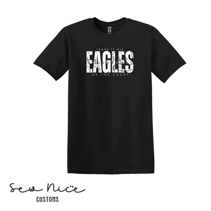SP Eagles Volleyball- Leave It All On The Court- Adult/Youth Unisex T-Shirt