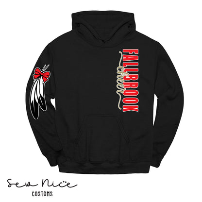 Fallbrook Cheer- Side Design- Adult/Youth Hoodie- FPW CHEER