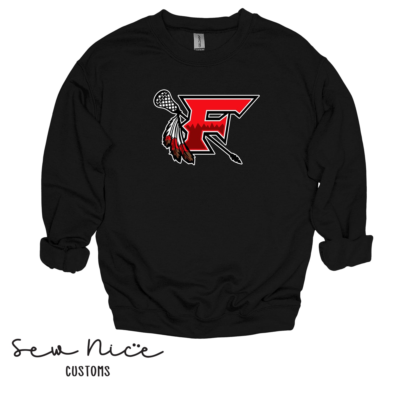 ADULT- FHS Lacrosse Crewneck Sweatshirt