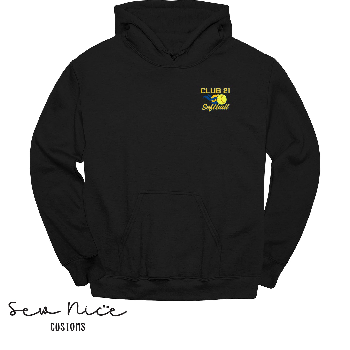 Club 21 Softball- Unisex Adult/Youth Hoodie