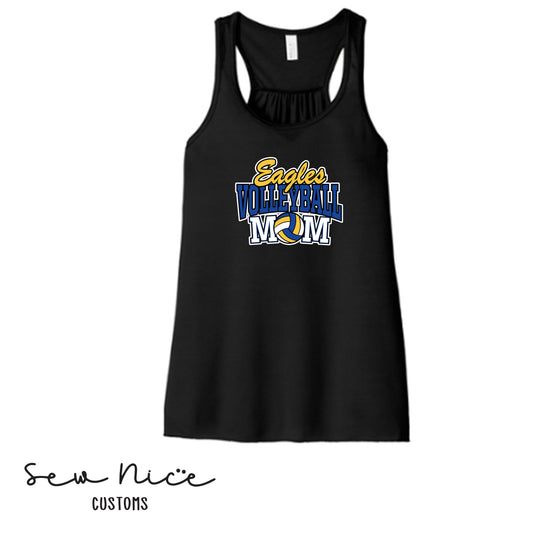 SP Eagles Volleyball MOM - Ladies Bella Canvas Flowy Tank Top