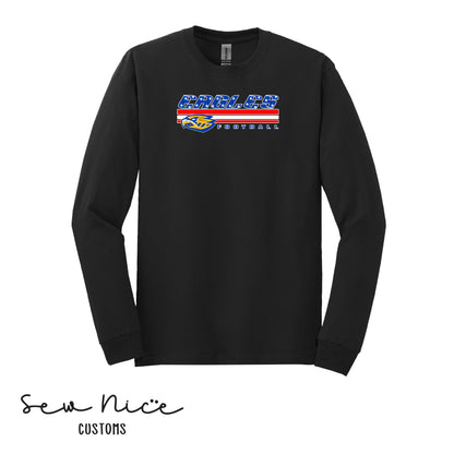 SP American Flag Eagles- Unisex Adult/Youth Long Sleeve Shirt