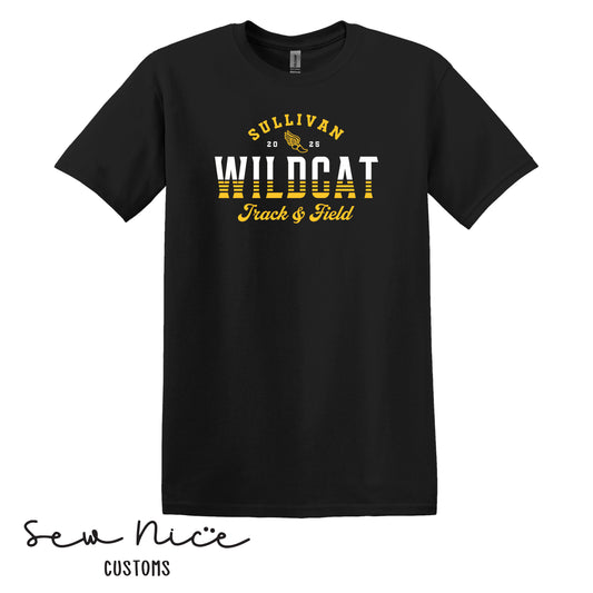 Wildcat Track & Field Lines Shirt