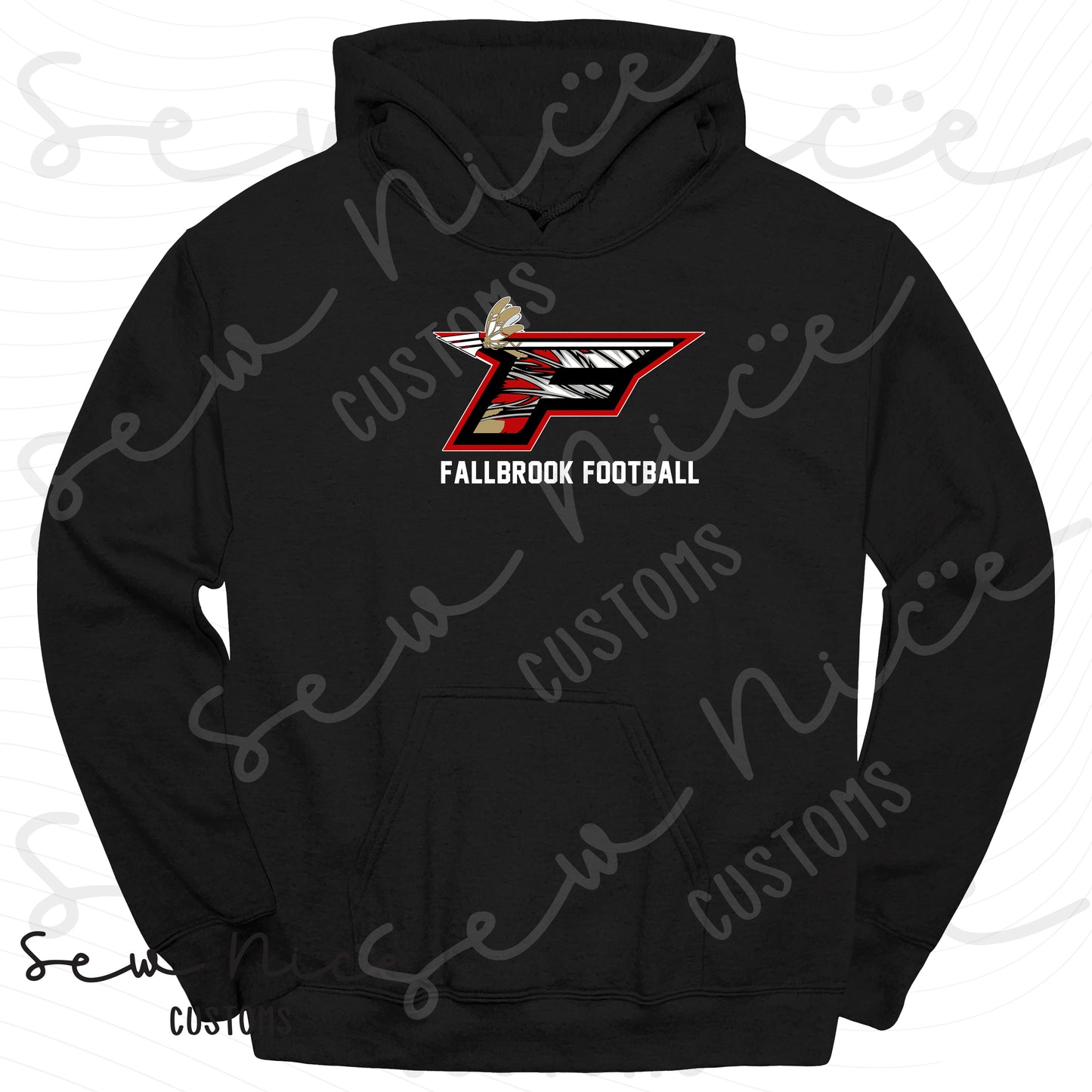 F Football Logo Unisex Hoodie