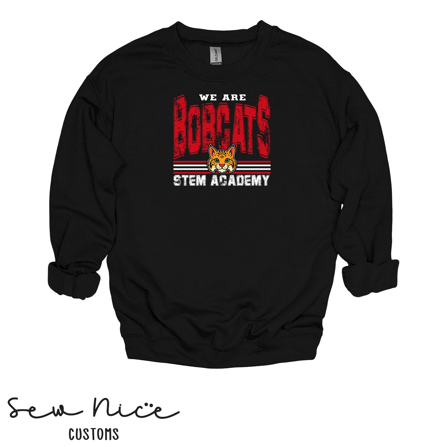 STEM-We Are Bobcats-Unisex Adult/Youth Crewneck Sweatshirt