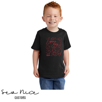 FYB Doodle Game Day- Unisex TODDLER Shirt
