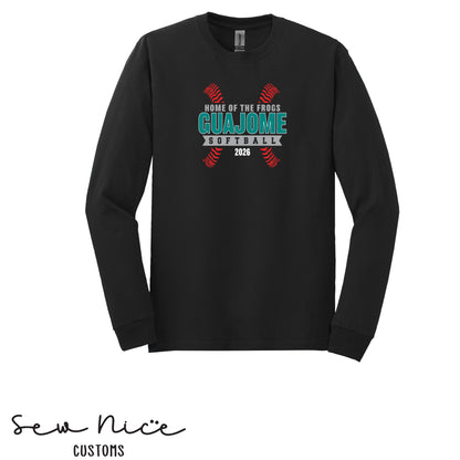 Guajome Seams Softball-Unisex Adult/Youth Long Sleeve Shirt