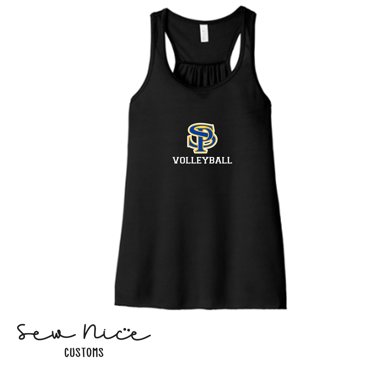 SP Volleyball Ladies Bella Canvas Flowy Tank Top