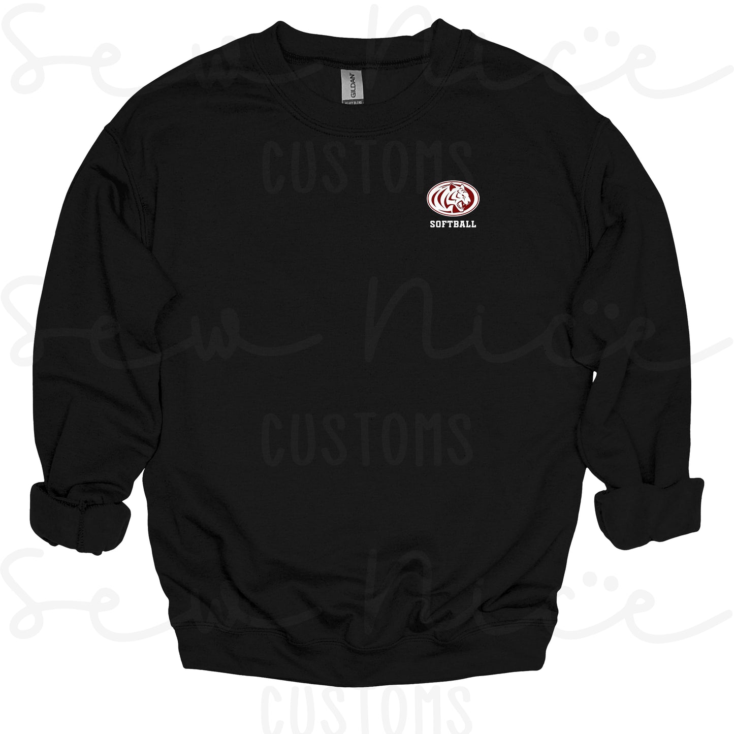 ECHS Embroidered Logo Softball- Unisex Adult/Youth Crewneck