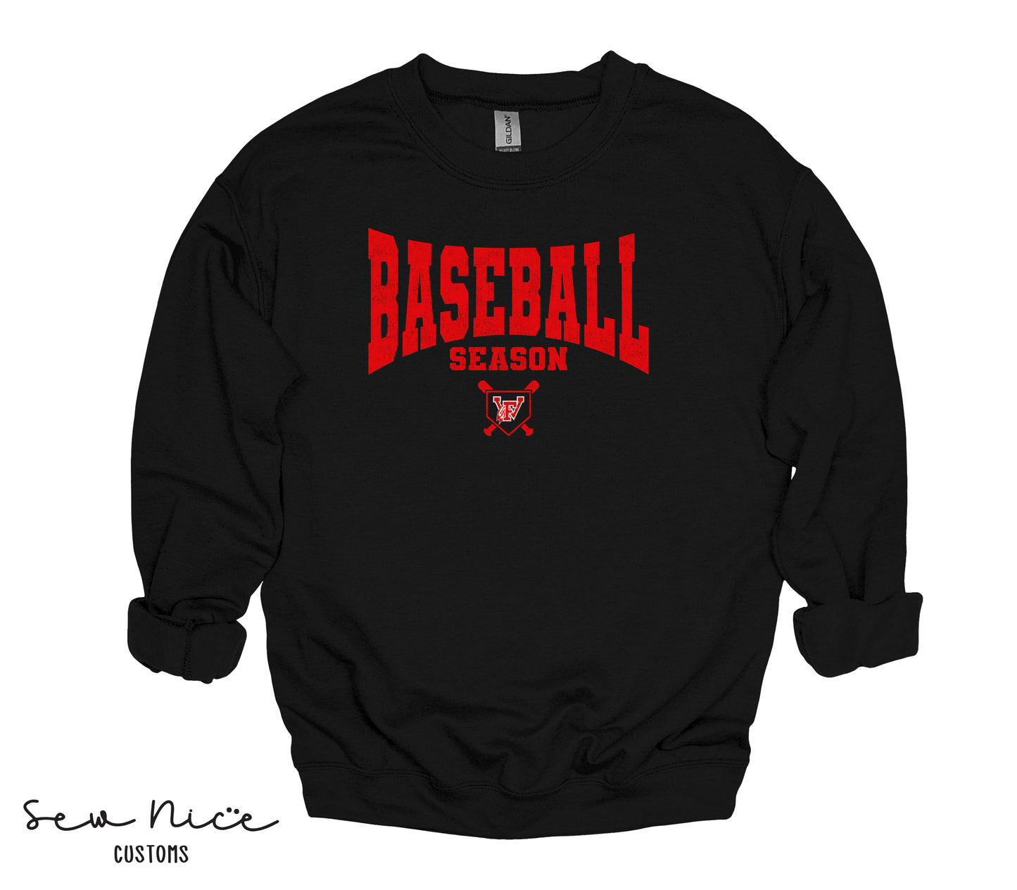 Baseball Season- Unisex Adult/Youth Crewneck Sweatshirt