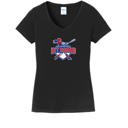 Hit Squad Softball- Ladies V-Neck Shirt
