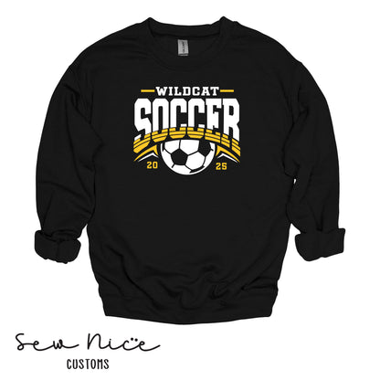 YOUTH Wildcat Soccer 2025 Crewneck Sweatshirt