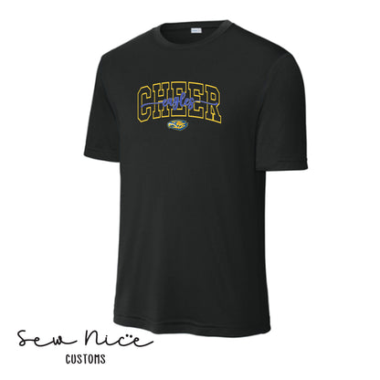 CHEER Eagles Script- Unisex Adult/Youth Dri Fit Shirt