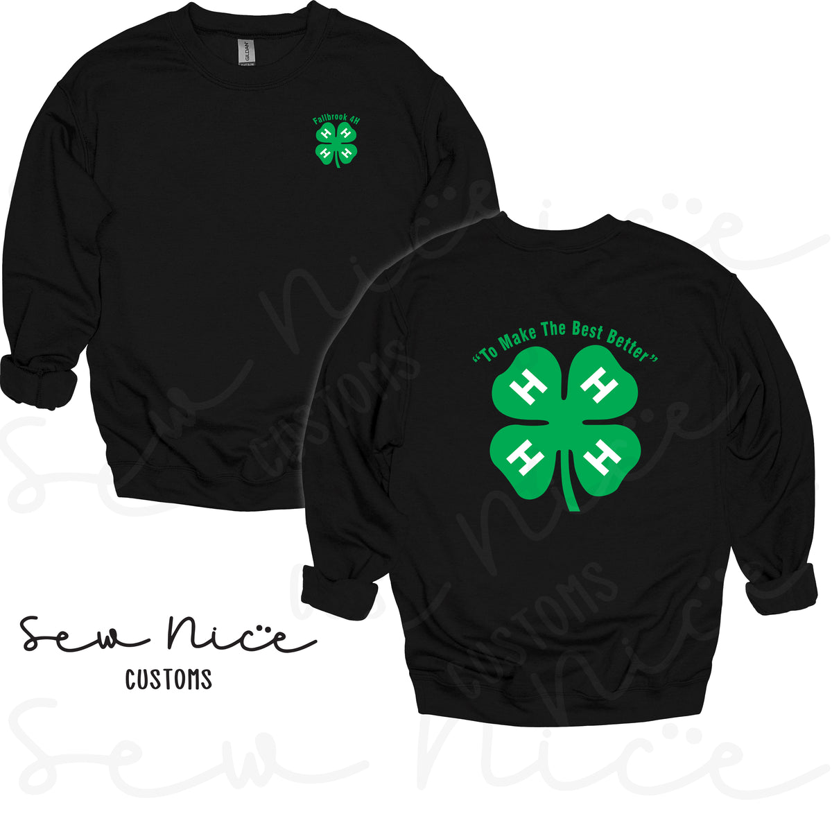 4H- To Make The Best Better- Crewneck Sweatshirt