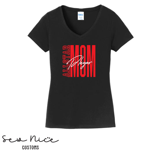 FYB All Star Mom- Ladies V-Neck
