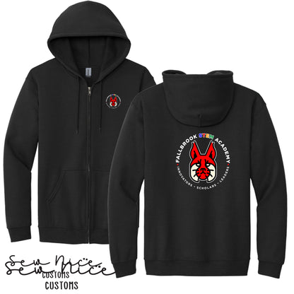 STEM- Original Logo- Unisex Adult/Youth Full Zip Hoodie