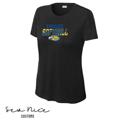 Eagles Slash Softball- Ladies Dri Fit Shirt