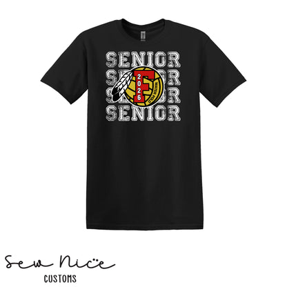 FHS Water Polo Stacked SENIOR 2026- Unisex Adult/Youth T-Shirt