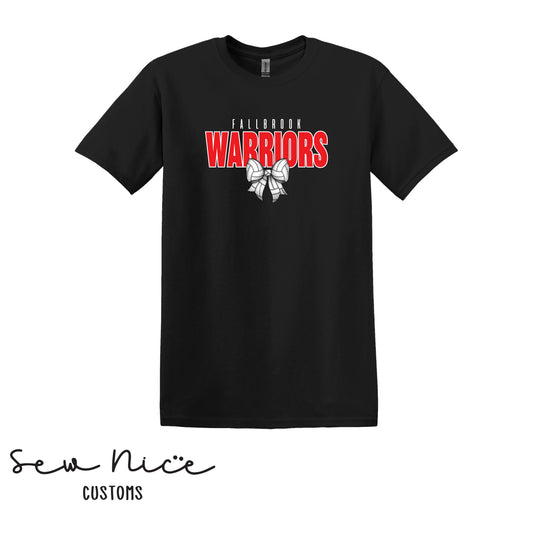 Fallbrook Warriors Volleyball Bow- Unisex Adult/Youth T-Shirt