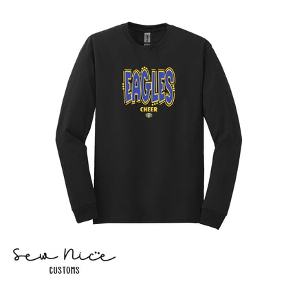 Eagles Doodle Cheer- Unisex Adult/Youth Long Sleeve Shirt