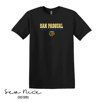 San Pasqual Softball Outline- Unisex Adult/Youth T-Shirt