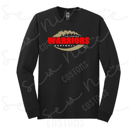 Distressed Fallbrook Warriors- Long Sleeve Shirt