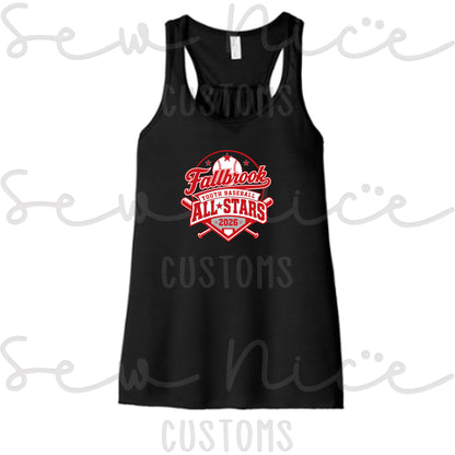 Fallbrook Youth Baseball- ALL STARS 2026- Ladies Flowy Tank