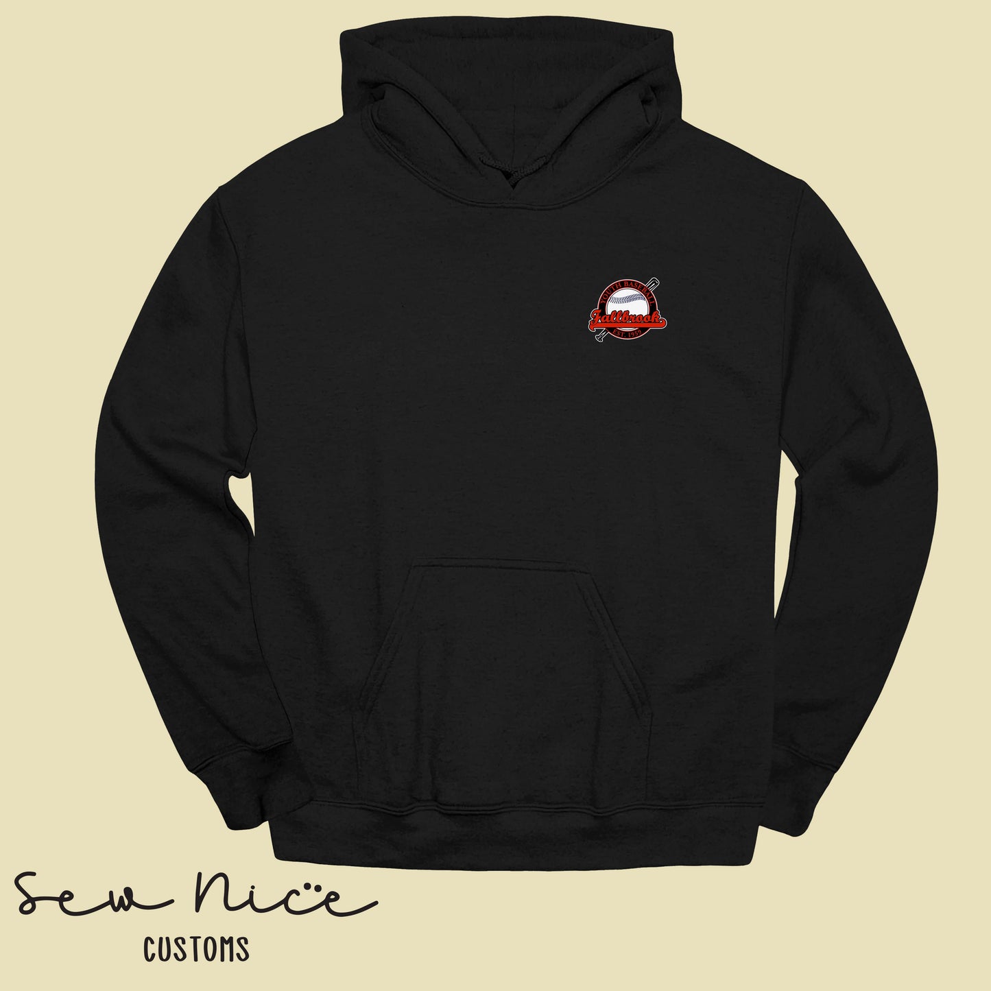 FYB Embroidered Left Chest Unisex Hoodie