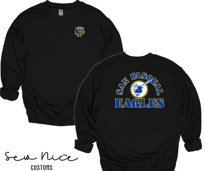 San Pasqual Swinging Eagle- Unisex Adult/Youth Crewneck
