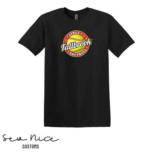 Fallbrook Girls Softball Logo- Unisex T-Shirt