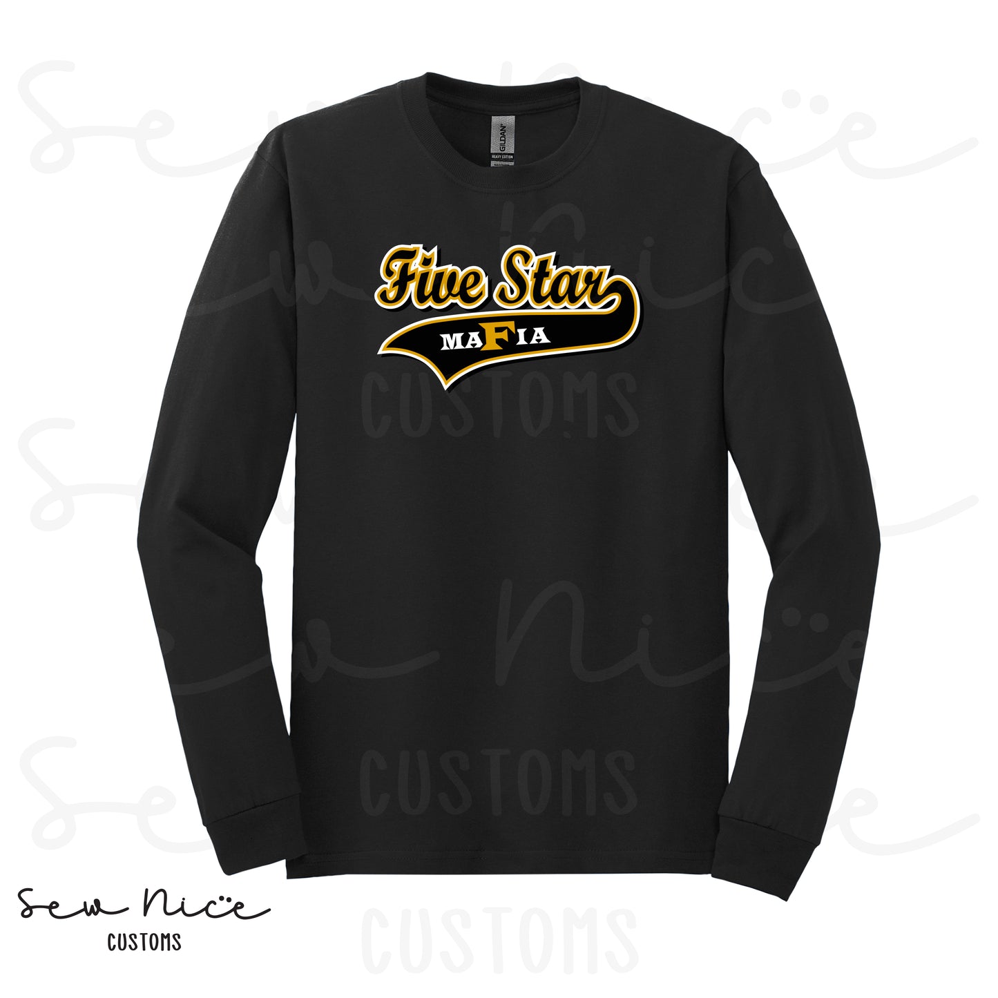 Five Star Baseball- Unisex Long Sleeve Shirt