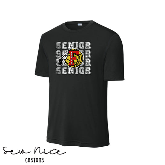 FHS Water Polo Stacked SENIOR 2026- Unisex Adult/Youth Dri Fit Shirt