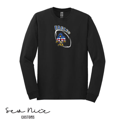 SP Eagles American Flag Robe- Unisex Adult/Youth Long Sleeve Shirt