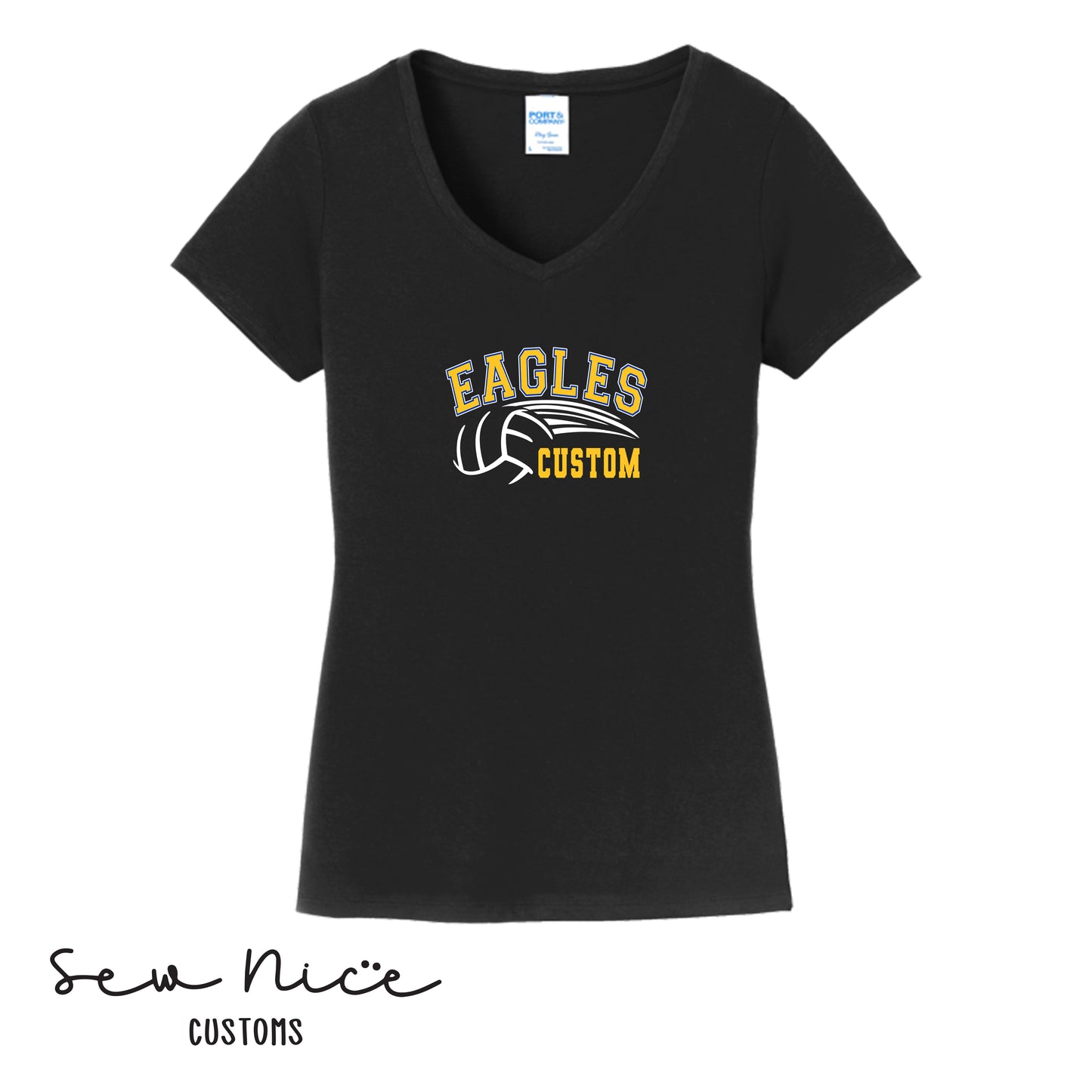 SP Eagles CUSTOM- Ladies V-Neck Shirt
