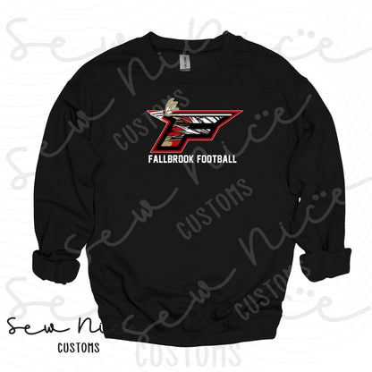 F Football Design- Unisex Crewneck Sweatshirt