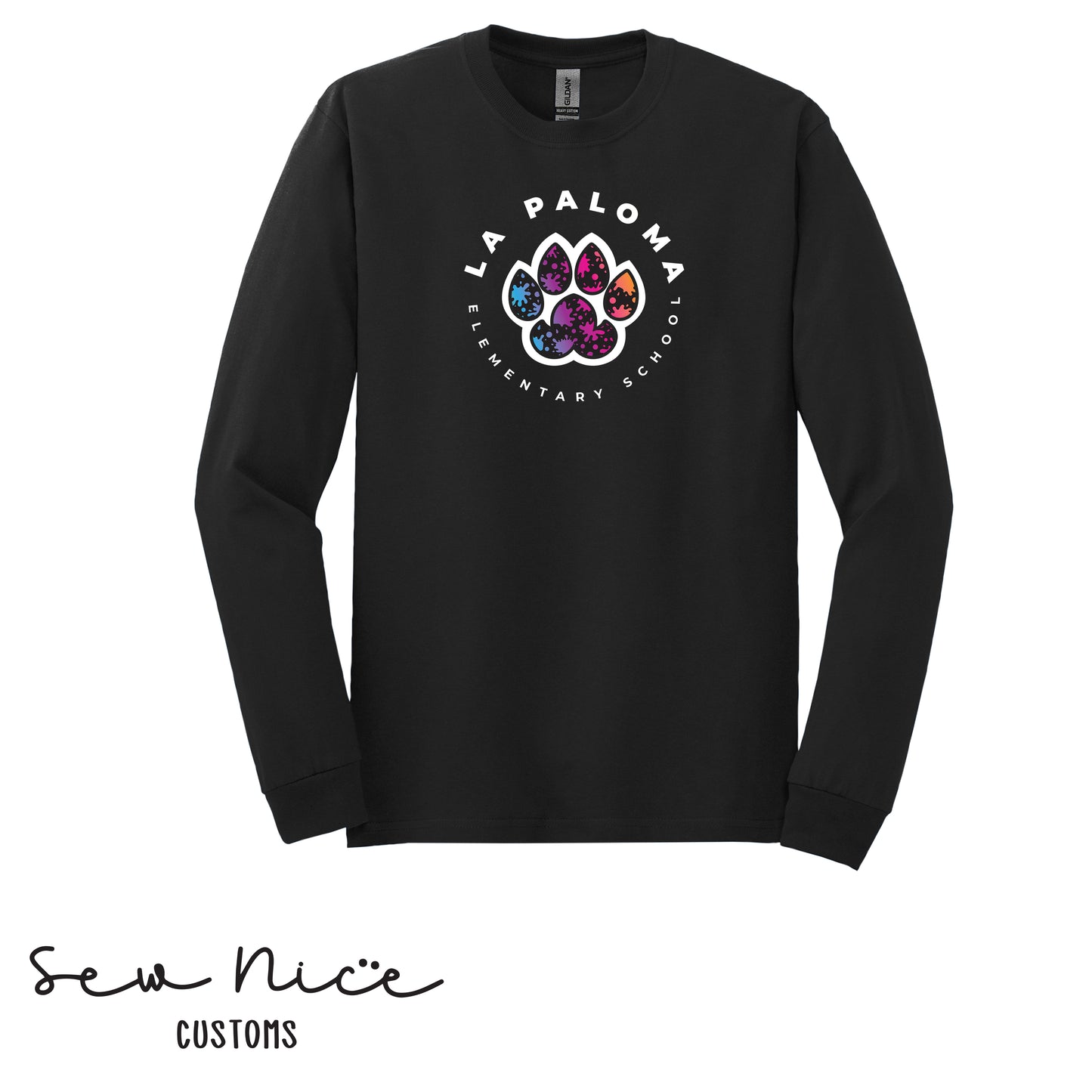 La Paloma PAINT SPLATTER- Unisex Adult/Youth Long Sleeve Shirt