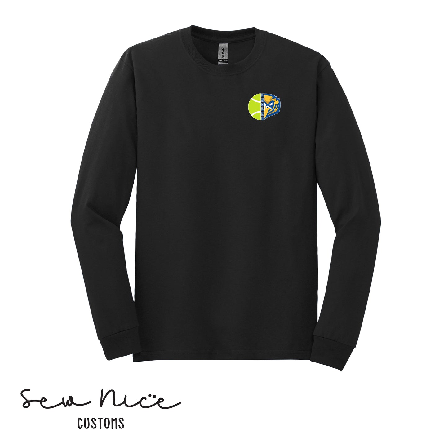 SP Eagle- Tennis Ball- Unisex Adult/Youth Long Sleeve Shirt