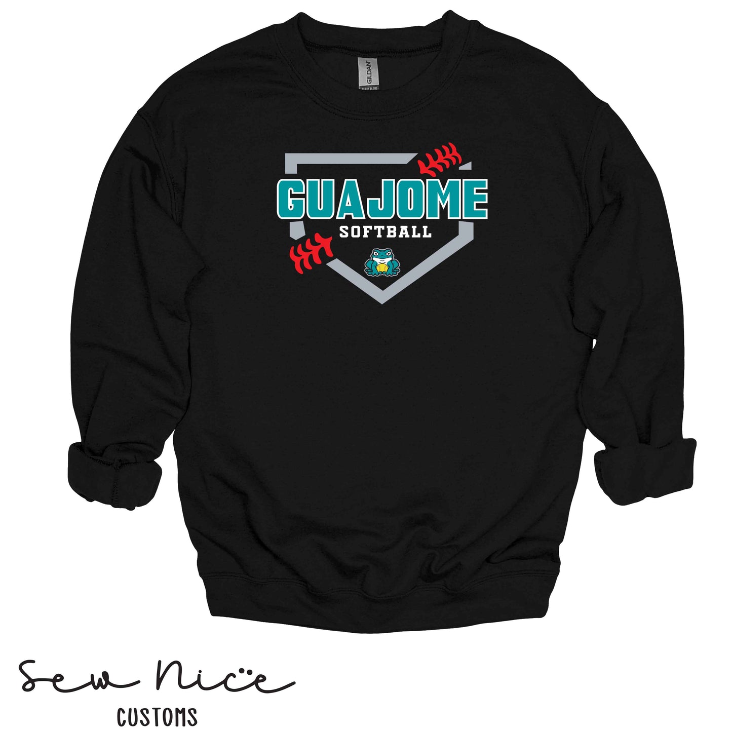 Guajome Softball Plate- Unisex Adult/Youth Crewneck