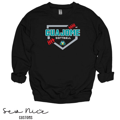 Guajome Softball Plate- Unisex Adult/Youth Crewneck
