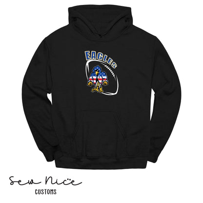 SP Eagles American Flag Robe- Unisex Adult/Youth Hoodie