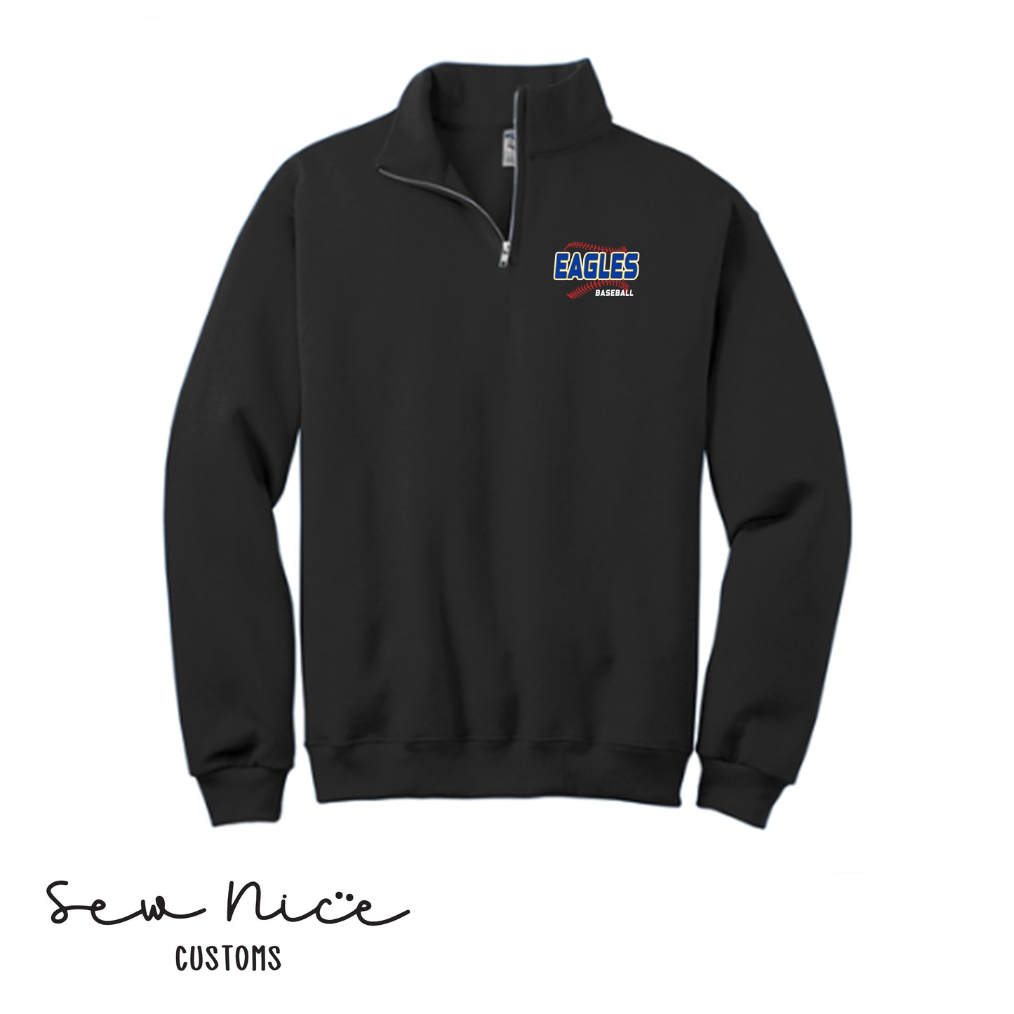EAGLES Seam Design- Unisex Adult/Youth 1/4 Zip
